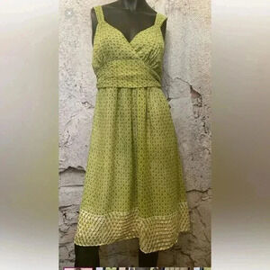Motherhood Maternity green sleeveless dress size medium